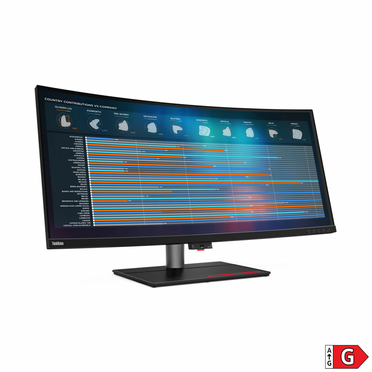 Monitors Lenovo 62C1GAT6EU 39,7" 5K Ultra HD